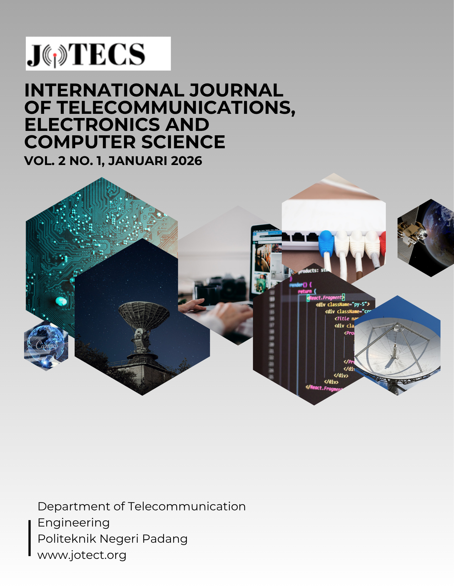 					View Vol. 2 No. 1 (2026): International Journal of Telecommunications, Electronics  and Computer Science
				